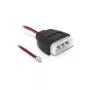 Stromkabel 40pin DeLOCK 54116 Multicolour