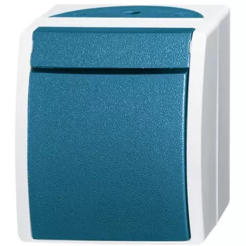BUSCH JAEGER 2621 W-53 - Blau - Weiß - 1763-53 2152 NLI-53 2609 WS 2134 W-53 2136 W-53 2138 W-53 2139 W-53 2086 W-53 2137/10 W-53 2137/11... - IP44