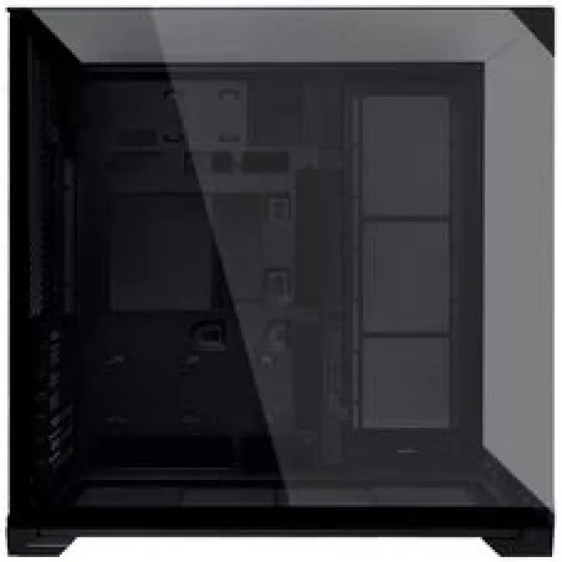Lian Li O11 Vision Compact PC-Gehäuse Bundle + 3x UNI FAN SL-INF 120 Reverse Blade Lüfter - schwarz