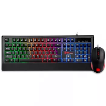 Tt eSPORTS Challenger Combo USB QWERTY Deutsch Schwarz (CM-CHC-WLXXPL-GR)