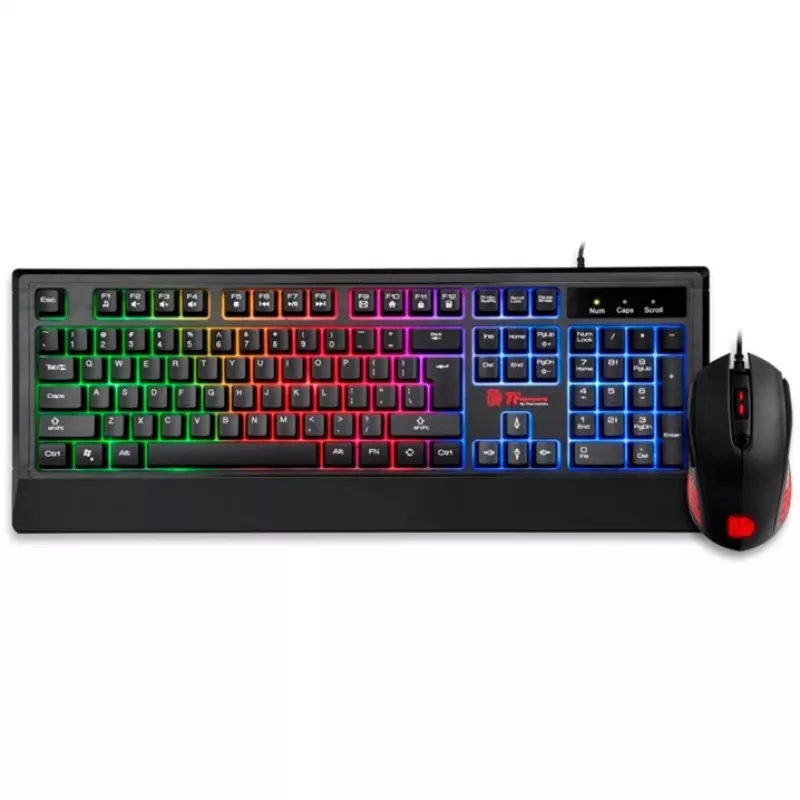 Tt eSPORTS Challenger Combo USB QWERTY Deutsch Schwarz (CM-CHC-WLXXPL-GR)
