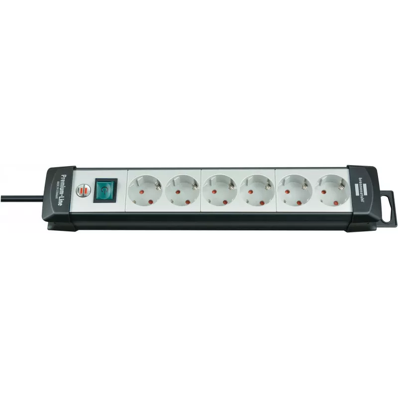Power Extension Brennenstuhl 1951560100 3m 6 AC Outlets Schwarz Grau