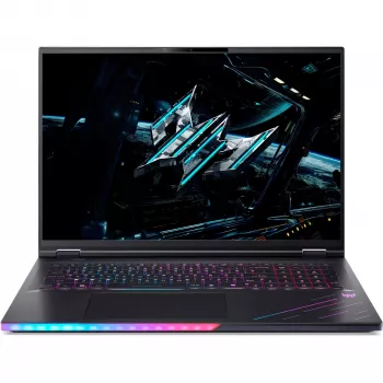 Laptop Acer Predator PH18-73-93YX — Intel Core Ultra 9 275HX, 18 Zoll WQUXGA 3840×2400, 64 GB DDR5, 2 TB SSD, NVIDIA GeForce RTX 5090, Windows 11 Pro, Schwarz