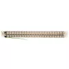 Tripp N254-048-SH-6A 48 Ports 1 HE Rackmontage geschirmtes Cat6a STP Durchgangs-Patchpanel - RJ45 Ethernet - TAA - 10 Gigabit Ethernet - RJ-45 - Cat6a - Silber - Weiß - Rackeinbau
