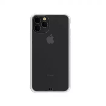 Schutzhülle Devia Soft Elegant Anti-Schock für iPhone 11 Pro Max, weiß, Soft-Touch, stoßabsorbierend
