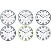 Quarz-Wanduhr Unilux POP Round 28 cm blau, Batterie AA 1,5 V, 650 g