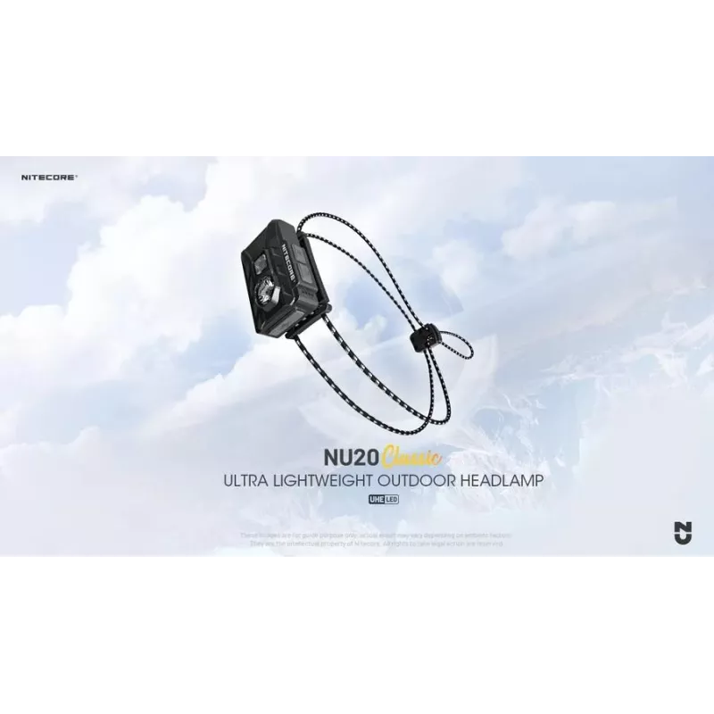 Stirnlampe NU-Serie 360 LUMENS/NU20 Classic Nitecore