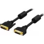 DVI-Kabel Deltaco DVI-602A 2 m DVI-D Schwarz