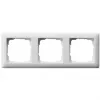 Wallrahmen, Gira Standard 55 Weiß — Thermoplast, schraubenloses Design, 80,7×223,3 mm, 11,4 mm Dicke