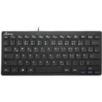 Tastatur MediaRange MROS112 Office USB QWERTZ Deutsch Schweizer Schwarz