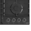 Gorenje Kochfeld GW642AB Gas Anzahl der Brenner/Kochzonen 4 Drehknöpfe Schwarz
