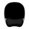 Gel-Handgelenkauflage-Mauspad ActiveJet — schwarz 220×250 mm, Gel und Silikon, rutschfeste Basis