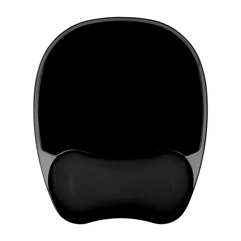 Gel-Handgelenkauflage-Mauspad ActiveJet — schwarz 220×250 mm, Gel und Silikon, rutschfeste Basis