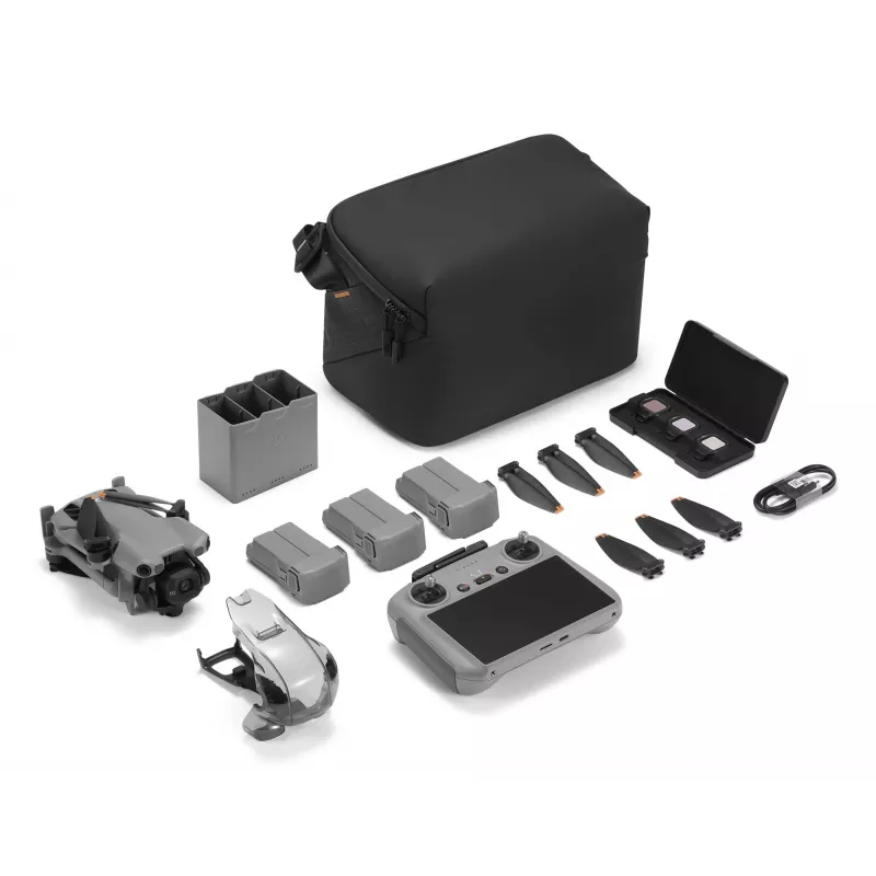 DJI MINI 5 PRO Fly More Combo (RC2) leichte 249g Drohne mit 50MP Sensor, Lidar, 3x Akkus, Fernsteuerung mit Bildschirm