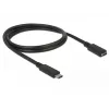 USB-Kabel DeLOCK 85533 USB 3.2 Gen 1 1m USB C Schwarz
