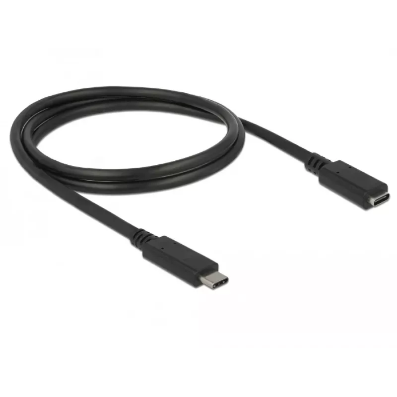 USB-Kabel DeLOCK 85533 USB 3.2 Gen 1 1m USB C Schwarz