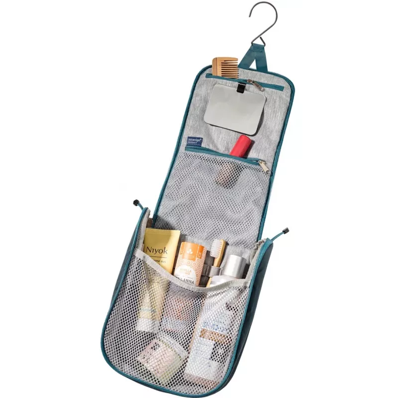 Kulturbeutel DEUTER Wash Center I – kompakter Waschkit-Organizer, ink/atlantic