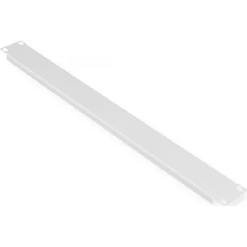 Blindpanel ROLINE 19-Zoll 1U grau Stahl 480 mm