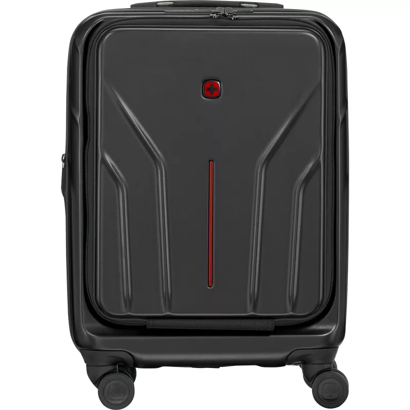 Kompakter Hartschalen-Handgepäck-Trolley Wenger Amplix 653323 — schwarz, kompakt