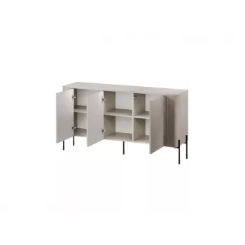 Kommode cama meble VERA 150x40x80 cm, cashmere matt, Spanplatte, 16 mm Rahmen