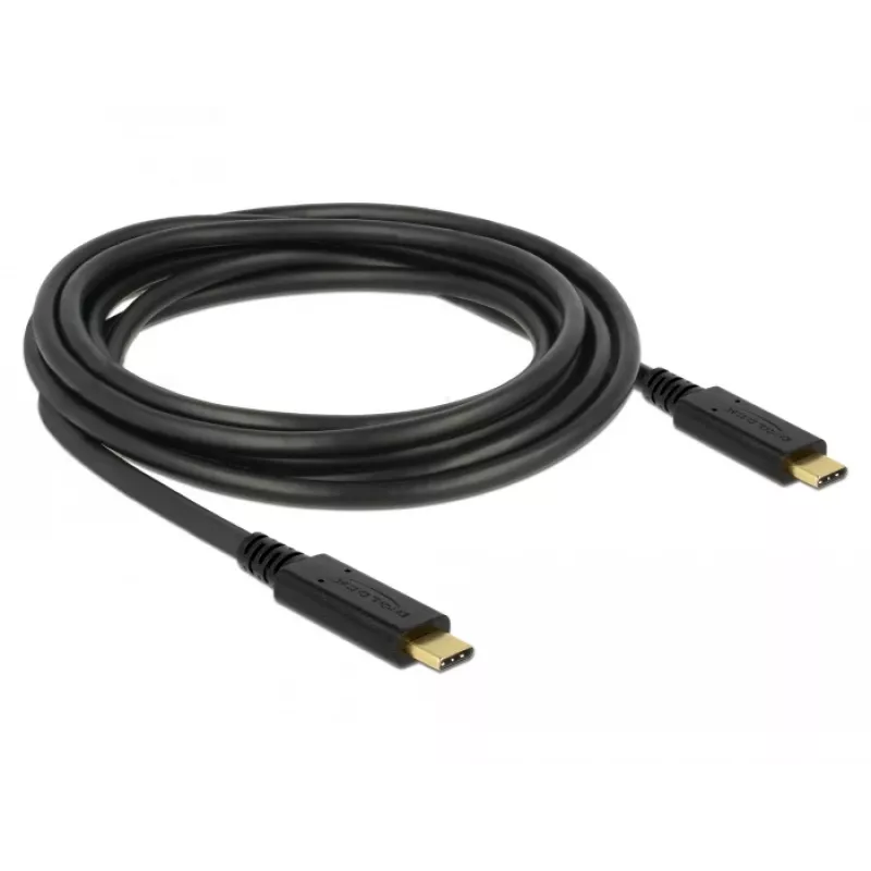USB-Kabel DeLOCK 83325 USB 2.0 3m USB-C Schwarz