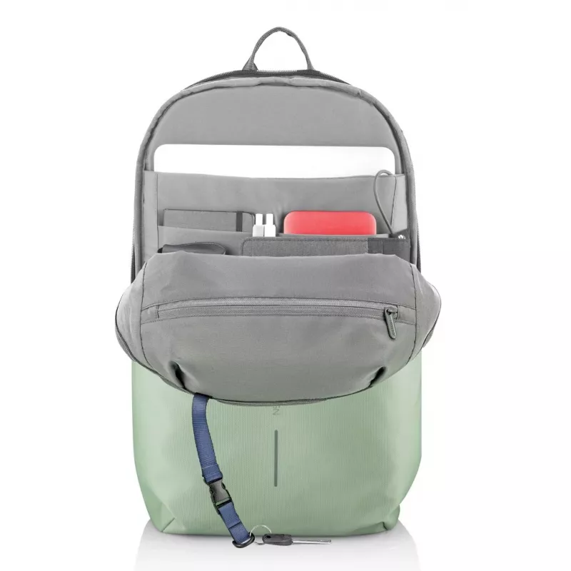 Diebstahlgeschützter Rucksack XDDESIGN Bobby Soft — Iceberg Grün, Modell P705.999