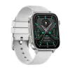 Smartwatch Colmi P80 silber – Colmi P80 kompakte Smartwatch, silbernes Gehäuse