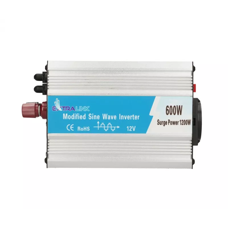 Extralink OPIM-600W Spannungswandler, Auto 12V, 600W modifizierte Sinuswelle