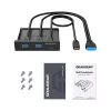 Interne Schnittstellenkarte/Adapter GRAUGEAR G-MP01 Schwarz 102x102x25mm
