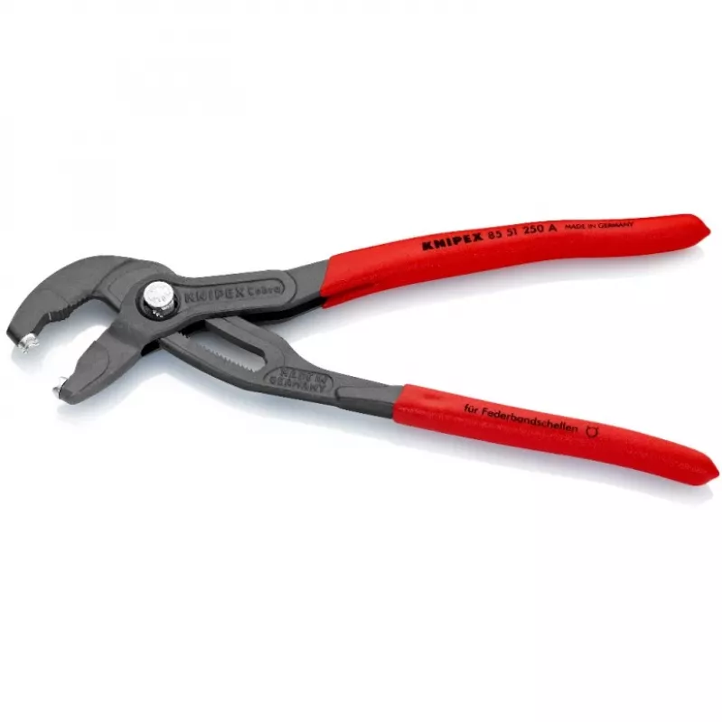 Knipex Federbandschellenzange Gesamtl. 250 mm max. Spannweite 70 mm Einstellungen 25