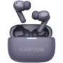 Canyon CNS-TWS10PL Kopfhörer und Headset True Wireless Stereo (TWS) In-Ear für Anrufe/Musik/Sport/Alltag USB Typ-C Bluetooth Violett (CNS-TWS10PL)