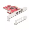 DeLOCK 90738 PCIe Firewire Adapter Intern IEEE 1394 Rot