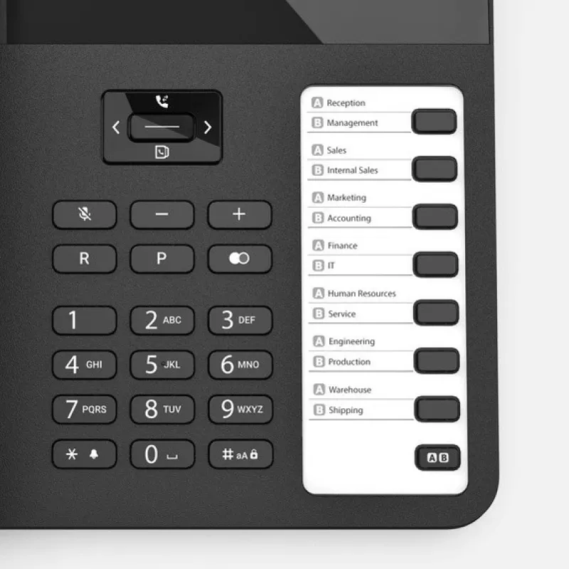 Kabelgebundenes Tischtelefon Gigaset DESK 600 Schwarz – schnurgebundenes Tischtelefon mit Anruffunktion