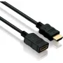 HDMI-Kabel PureLink HDMI A M/W 1,5 m Schwarz Typ A Stecker auf Buchse