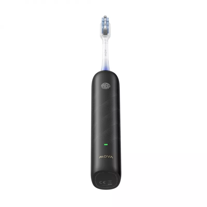 Elektrische Schallzahnbürste MOVA Fresh Pro Adult Schwarz mit integriertem Li‑Ion-Akku, 4 Putzmodi