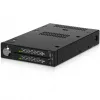 ICY DOCK - ToughArmor - MB834MK-B V2 - 2x M.2 NVMe zu 1x 3,5-Zoll-Schacht Wechselrahmen Metallschlüsselschloss SlimSAS 4i schwarz