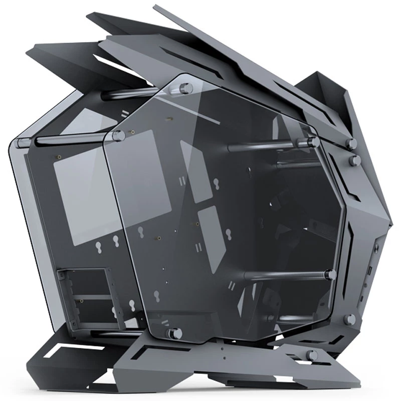Jonsbo MOD3 Mini Micro-ATX Tower Showcase Tempered Glass - Grau - Tower