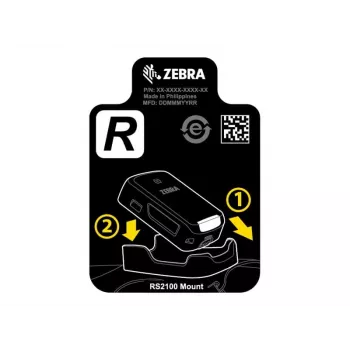 Zebra SG-RS2X-HMTRA-01-Halterung, Passiver Halter, Barcodescanner, Schwarz