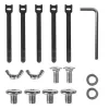 Maclean Kabelorganizer unter dem Schreibtisch, max. Belastung 5 kg, max. 728 mm, weiß, MC-103 W