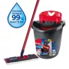 Vileda Ultramax Komplett-Set Wischmopp & Eimer, Grau