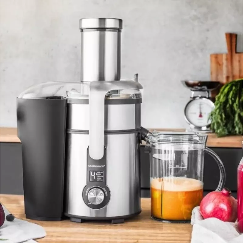 Slow Juicer Gastroback Design Digital 1300 W Schwarz Edelstahl