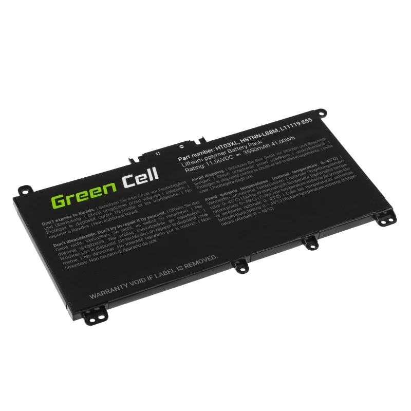 Green Cell GC-HP163 Laptop-Akku HT03XL 11,4 V 3400 mAh HP Mobilit
