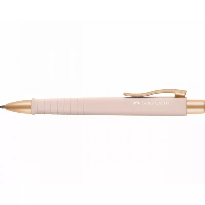 Clip-Kugelschreiber mit Einziehmechanik Faber-Castell 241187 Blau Rose