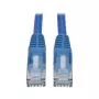 Tripp Lite N201-002-BL Cat6-Gigabit-Ethernet-Kabel (UTP) hakenlos - anvulkanisiert (RJ45 Stecker/Stecker) - Blau - 0,61 m (N201-002-BL)