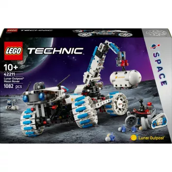 LEGO Technic 42211 Lunar Outpost Moon Rover – Konstruktionsspielzeug, 1082 Teile, modularer Aufbau, 130×310×190 mm