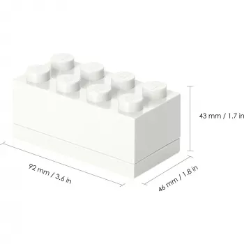 Lego LUNCH MINI 8 WEISS 40121735 (40121735)