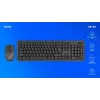 Savio KB-03 Tastatur Maus inklusive Home/Office USB QWERTY US Englisch Schwarz