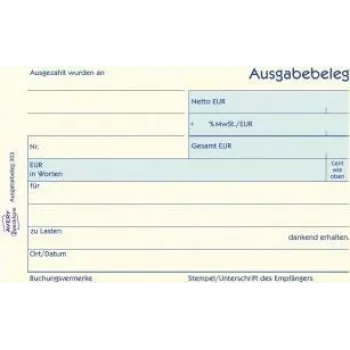 Avery 303 Blau - Weiß - Gelb Verwaltungsbuch (303)