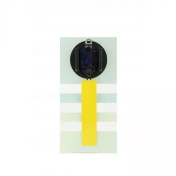 NeXtime Wanduhr 2855gn Bold Stripes, 19 x 38 cm, Wand, Grün