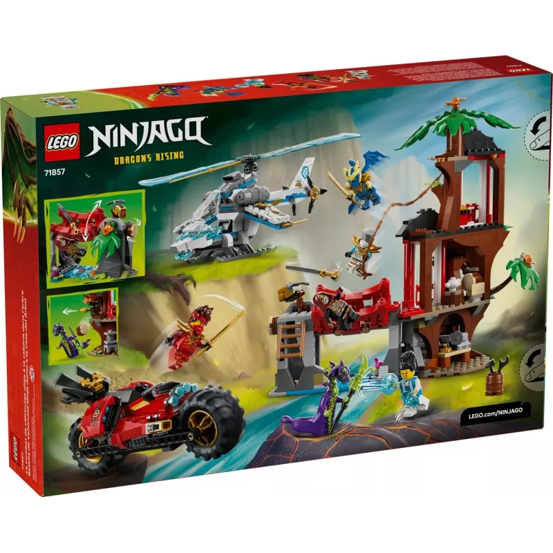 LEGO NINJAGO 71857 Ninja-Fahrzeug-Baumhaus-Schlacht